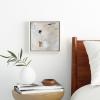 Society6 Feels Like Calm Canvas Print – Modern Wall Art by Dan Hobday Art – Framed Canvas, Gallery-Quality Canvas with Fade-Resistant Ink, 30 X 30, Maple(White)