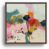 Society6 Paysage Abstract Canvas Print – Modern Wall Art by Lalunetricotee Art Paintings – Framed Canvas, Gallery-Quality Canvas with Fade-Resistant Ink, 20 X 20, Maple(Walnut)