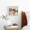 Society6 Paysage Abstract Canvas Print – Modern Wall Art by Lalunetricotee Art Paintings – Framed Canvas, Gallery-Quality Canvas with Fade-Resistant Ink, 20 X 20, Maple(White)