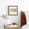 Society6 Popsicle Collection Canvas Print – Modern Wall Art by Cat Coquillette – Framed Canvas, Gallery-Quality Canvas with Fade-Resistant Ink, 10 X 10, White(Black)