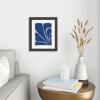 Society6 Six Leaf Plant – 2/3 Framed Art Print – Modern Wall Decor by Alisa Galitsyna – Framed Canvas, Work of Art with Gallery-Qualtity Ink, 8 X 10, Modern Black(Modern Black)