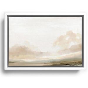 Society6 The South Canvas Print – Modern Wall Art by Dan Hobday Art – Framed Canvas, Gallery-Quality Canvas with Fade-Resistant Ink, 12 X 8, Walnut(White)