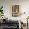 Society6 Mid Century Modern Line by The Miuus Studio-Wood Wall Art (4′ x 4′)(Wood)