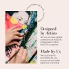 Society6 Throw Pillow with Insert, Designed by Monika Strigel, Decorative Cushion for Sofa Bed Living Room Home Decor Soft Accent Pillow Cover Included, 16″ x 16″, Better Together Pink Ink(Better Together Coral Green)