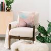 Society6 Throw Pillows with Pillow Insert – Home Decor by Monika Strigel – Decorative Accent Pillows for Couch or Bed, 20” x 20”, Dramaqueen – Teal Gold(Better Together Earth)