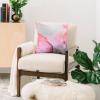 Society6 Throw Pillows with Pillow Insert – Home Decor by Monika Strigel – Decorative Accent Pillows for Couch or Bed, 20” x 20”, Dramaqueen – Teal Gold(Better Together Pink Ink)