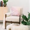 Society6 Throw Pillows with Pillow Insert – Home Decor by Monika Strigel – Decorative Accent Pillows for Couch or Bed, 20” x 20”, Dramaqueen – Teal Gold(Cotton Candy Pastel Clouds)