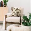Society6 Throw Pillows with Pillow Insert – Home Decor by Monika Strigel – Decorative Accent Pillows for Couch or Bed, 20” x 20”, Dramaqueen – Teal Gold(Rugged Marble Earth Tones)