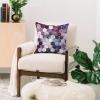 Society6 Throw Pillows with Pillow Insert – Home Decor by Monika Strigel – Decorative Accent Pillows for Couch or Bed, 20” x 20”, Dramaqueen – Teal Gold(Rugged Marble Hexagon Blue)