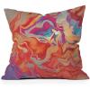 Society6 Throw Pillows with Pillow Insert – Home Decor by Monika Strigel – Decorative Accent Pillows for Couch or Bed, 20” x 20”, Dramaqueen – Teal Gold(Dramaqueen Gold and Fire)