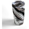 Society6 Anita Bella Jantz Agate Rose Gold Glam 4 Travel Mug, 20oz, Black