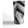 Society6 Anita Bella Jantz Agate Rose Gold Glam 4 Travel Mug, 20oz, Black