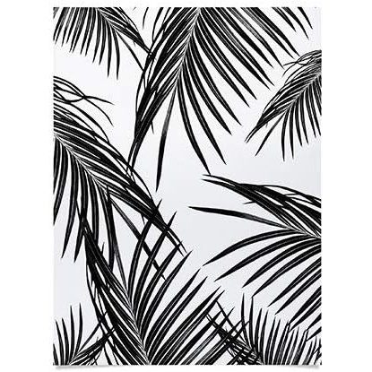 imageSociety6 Anita Bella Jantz Palm Leaves Green Vibes 4 Poster 18x24Black Palm Leaves Dream 1