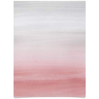 imageSociety6 Anita Bella Jantz Palm Leaves Green Vibes 4 Poster 18x24Blush Gray Watercolor 1