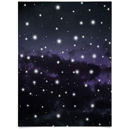 imageSociety6 Anita Bella Jantz Palm Leaves Green Vibes 4 Poster 18x24Purple Midnight Blue Cosmos 1
