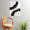Society6 Anita Bella Jantz Palm Leaves Green Vibes 4 Poster, 18″x24″(Agate Glitter Glam 2)