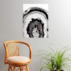 Society6 Anita Bella Jantz Palm Leaves Green Vibes 4 Poster, 18″x24″(Agate Silver Glitter 1)