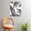 Society6 Anita Bella Jantz Palm Leaves Green Vibes 4 Poster, 18″x24″(Black Palm Leaves Dream 1)
