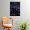 Society6 Anita Bella Jantz Palm Leaves Green Vibes 4 Poster, 18″x24″(Purple Midnight Blue Cosmos 1)