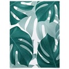 Society6 Anita Bella Jantz Palm Leaves Green Vibes 4 Poster, 18″x24″(Monstera Leaves Vibes 1)