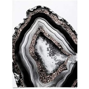 Society6 Anita Bella Jantz Palm Leaves Green Vibes 4 Poster, 18″x24″(Agate Rose Gold Glam 4)