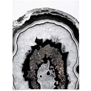 Society6 Anita Bella Jantz Palm Leaves Green Vibes 4 Poster, 18″x24″(Agate Silver Glitter 1)