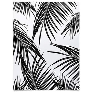 Society6 Anita Bella Jantz Palm Leaves Green Vibes 4 Poster, 18″x24″(Black Palm Leaves Dream 1)