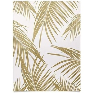 Society6 Anita Bella Jantz Palm Leaves Green Vibes 4 Poster, 18″x24″(Gold Palm Leaves Dream 1)