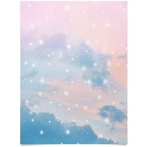Society6 Anita Bella Jantz Palm Leaves Green Vibes 4 Poster, 18″x24″(Pastel Cosmos Dream 2)
