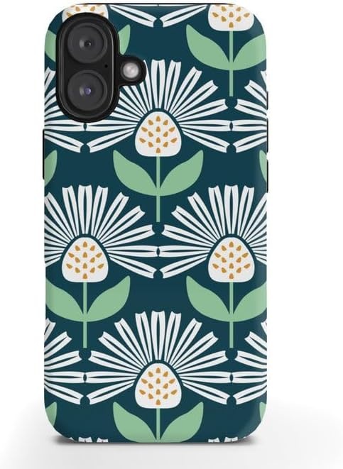 image:imageSociety6 Phone Case for iPhone 16 PRO Tough Stylish Design by Annick Tough Premium Protection Phone Case SnapOn with Wireless Charging Compatibility SilverSilver