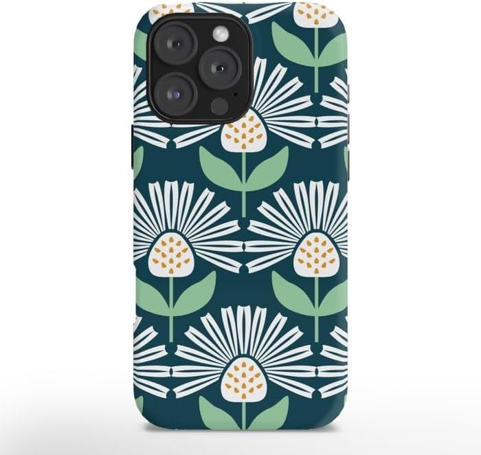 image:imageSociety6 Phone Case for iPhone 16 PRO Tough Stylish Design by Annick Tough Premium Protection Phone Case SnapOn with Wireless Charging Compatibility SilverSilver
