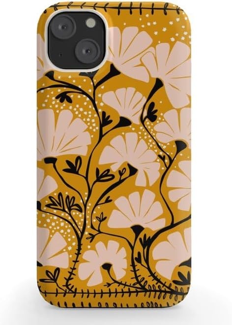 image:imageSociety6 Phone Case for iPhone 16 PRO Tough Stylish Design by Annick Tough Premium Protection Phone Case SnapOn with Wireless Charging Compatibility SilverYellow